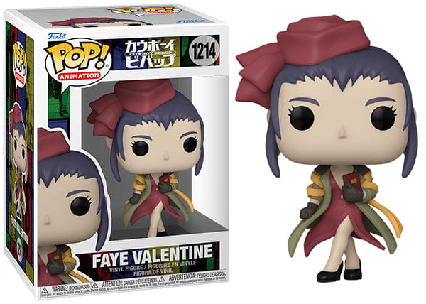 Funko Pop! Faye Valentine Cowboy Bebop 1214 Vinyl Figure in PopShield Protector
