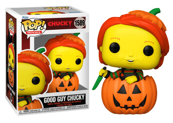 Funko Pop! Good Guy Chucky, Blacklight, Child's Play 2 1589 Vinyl Figure in PopShield Protector