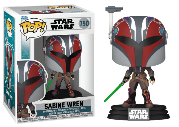 Funko Pop! Sabine Wren, Ahsoka 750 Vinyl Figure in PopShield Protector