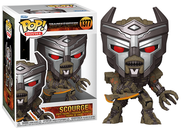 Funko Pop! Scourge Transformers 1377 Vinyl Figure in PopShield Protector