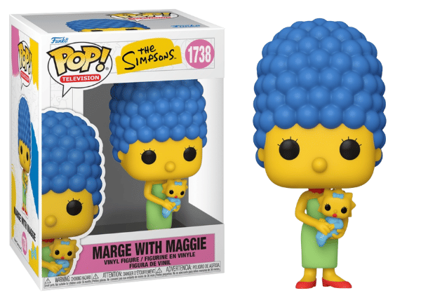 Funko Pop! Marge with Maggie, The Simpsons 1738 Vinyl Figure in PopShield Protector