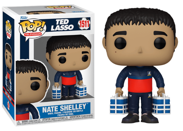 Funko Pop! Nate Shelley, Ted Lasso 1511 Vinyl Figure in PopShield Protector