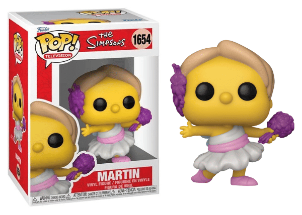 Funko Pop! Martin as Calliope, The Simpsons 1654 Vinyl Figure in PopShield Protector