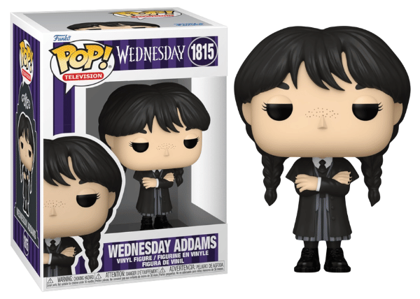 Funko Pop! Wednesday Addams Wednesday 1815 Vinyl Figure in PopShield Protector