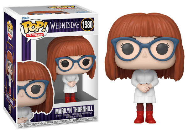 Funko Pop! Marilyn Thornhill Rave'N Dance, Wednesday 1580 Vinyl Figure in PopShield Protector