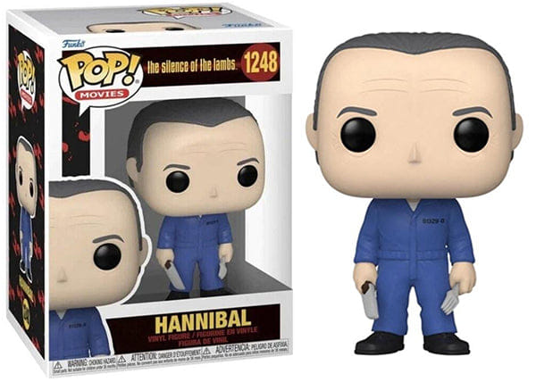 Funko Pop! Hannibal Lecter, Knife & Fork, Silence of the Lambs 1248 Vinyl Figure in PopShield Protector