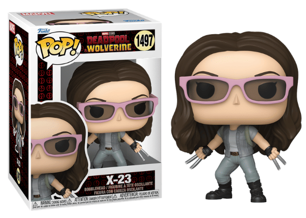 Funko Pop! X - 23, Deadpool & Wolverine 1497 Vinyl Figure in PopShield Protector