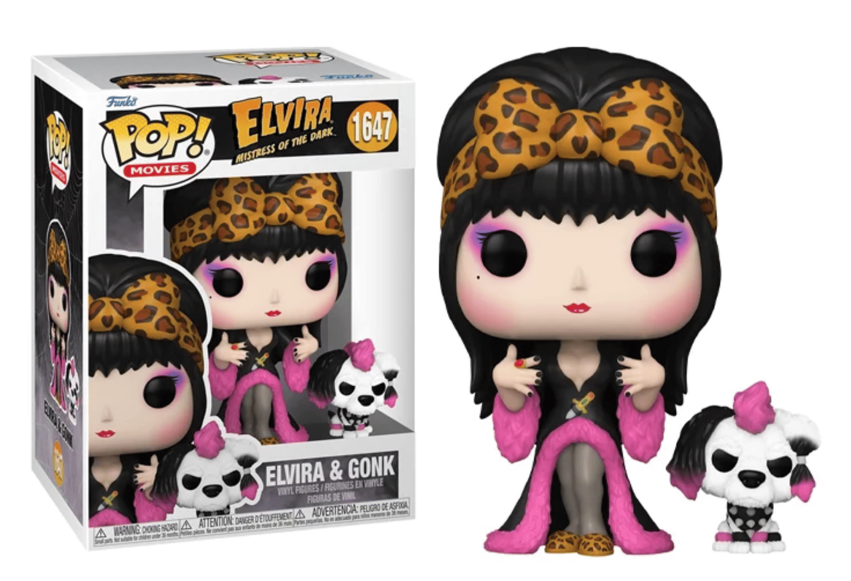 Funko (Light Box Damage) Funko Pop! Elvira Mistress Of The Dark Elvira & Gonk #1647