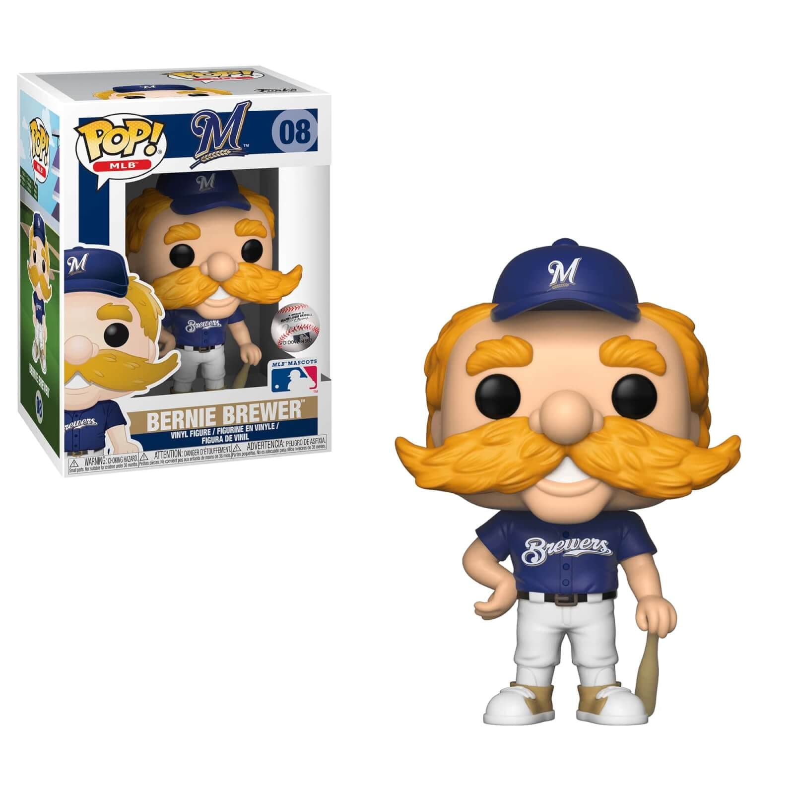 Funko (Box Damage) Funko Pop! MLB Milwaukee Brewers Bernie Brewer #08