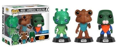 Funko (Box Damage) Funko Pop! Star Wars Greedo, Hammerhead, & Walrus Man Exlusive 3 - Pack
