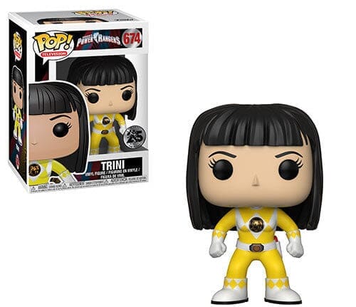 Funko (Light Box Damage) Power Rangers Trini (Yellow Ranger) Funko Pop! #674