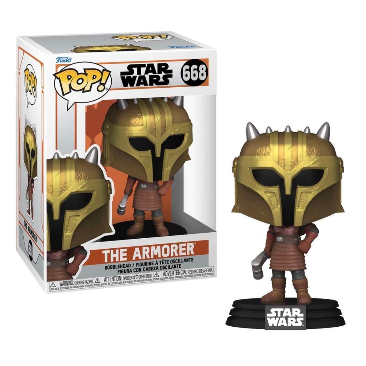 Funko (Light Box Damage) Funko Pop! Star Wars The Armorer #668