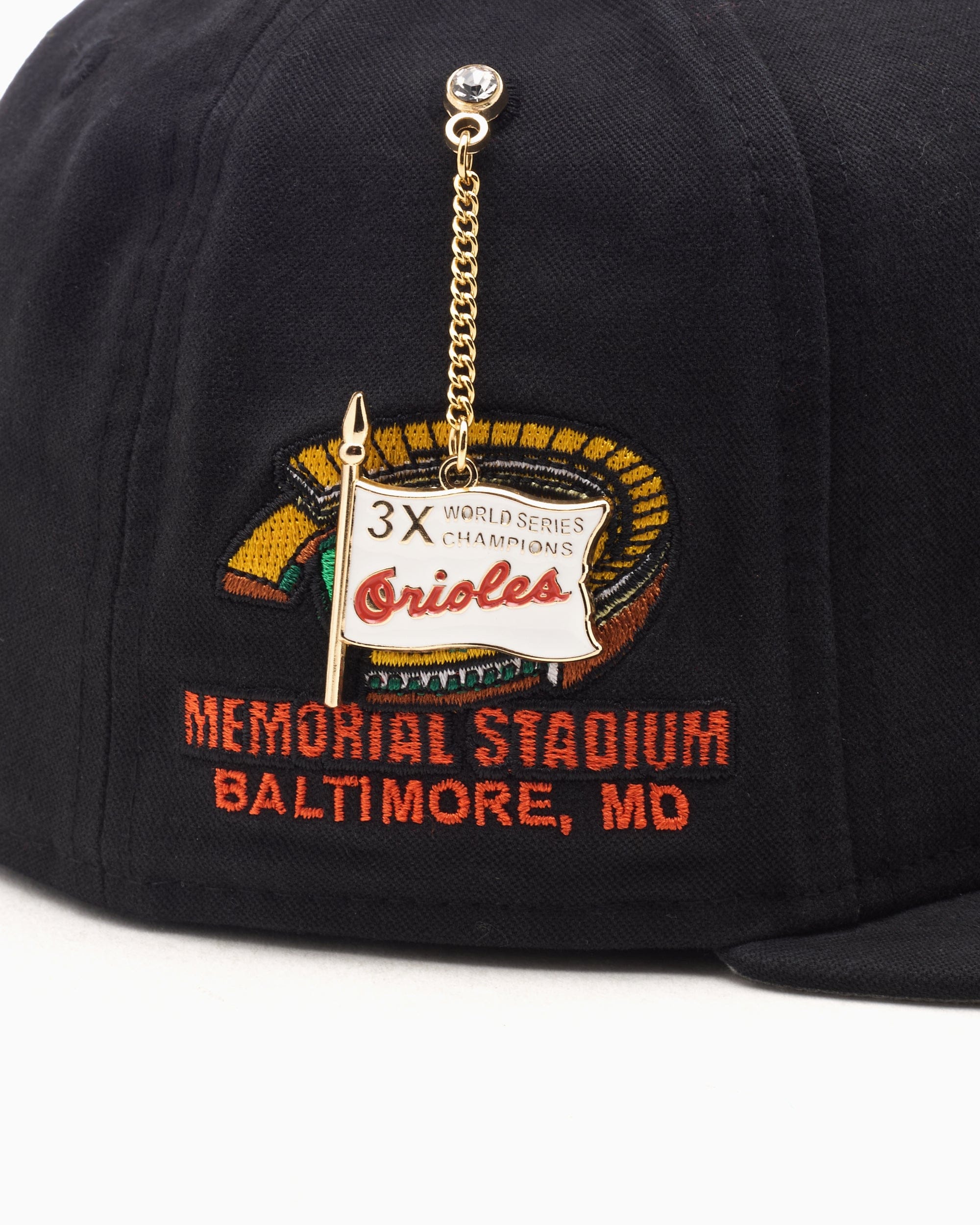 New Era Gorra New Era Golfer Baltimore Orioles VS Cooperstown Championship Side Flag Unisex Cap Unisex