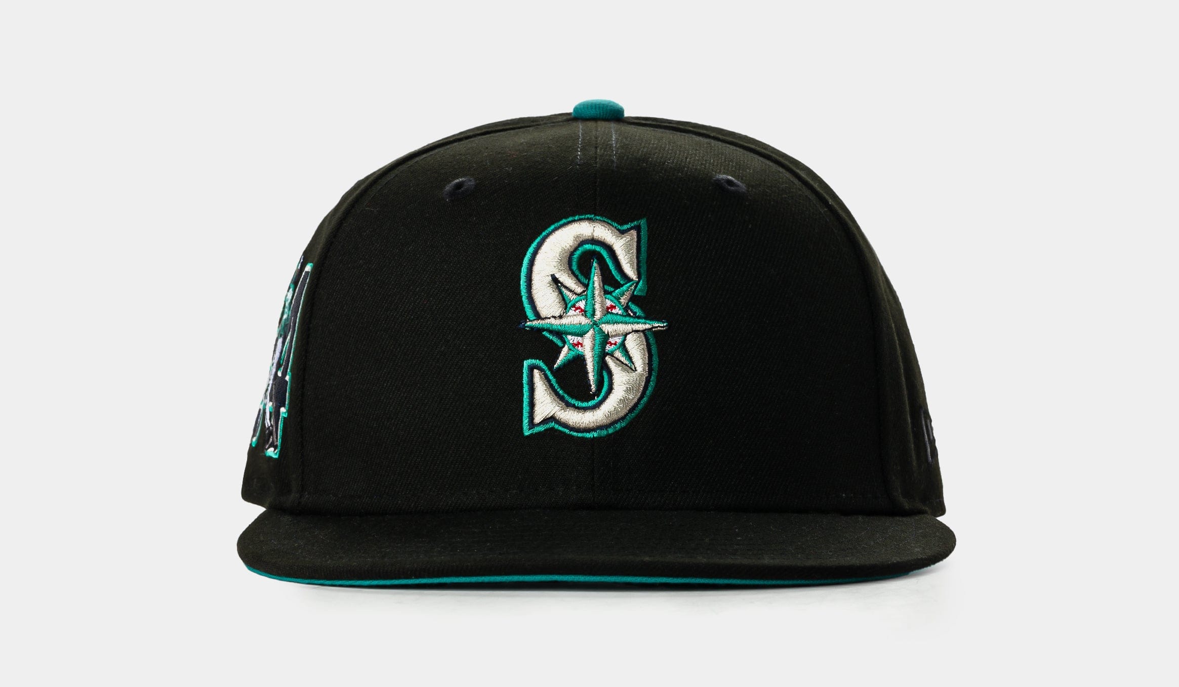 NEW ERA Shoe Palace Exclusive Seattle Mariners 59fifty Fitted Mens Hat (Black/Green)