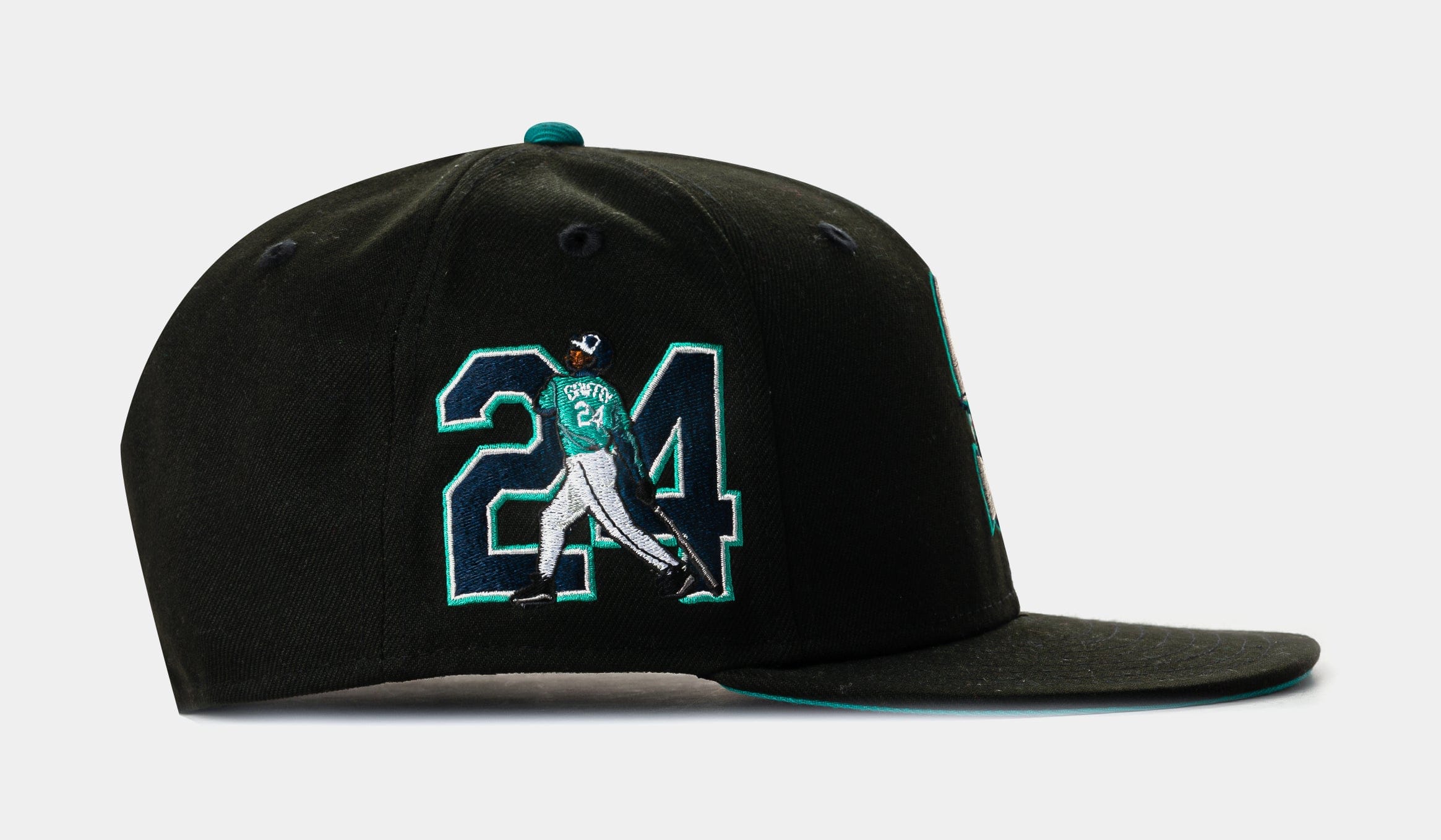 NEW ERA Shoe Palace Exclusive Seattle Mariners 59fifty Fitted Mens Hat (Black/Green)
