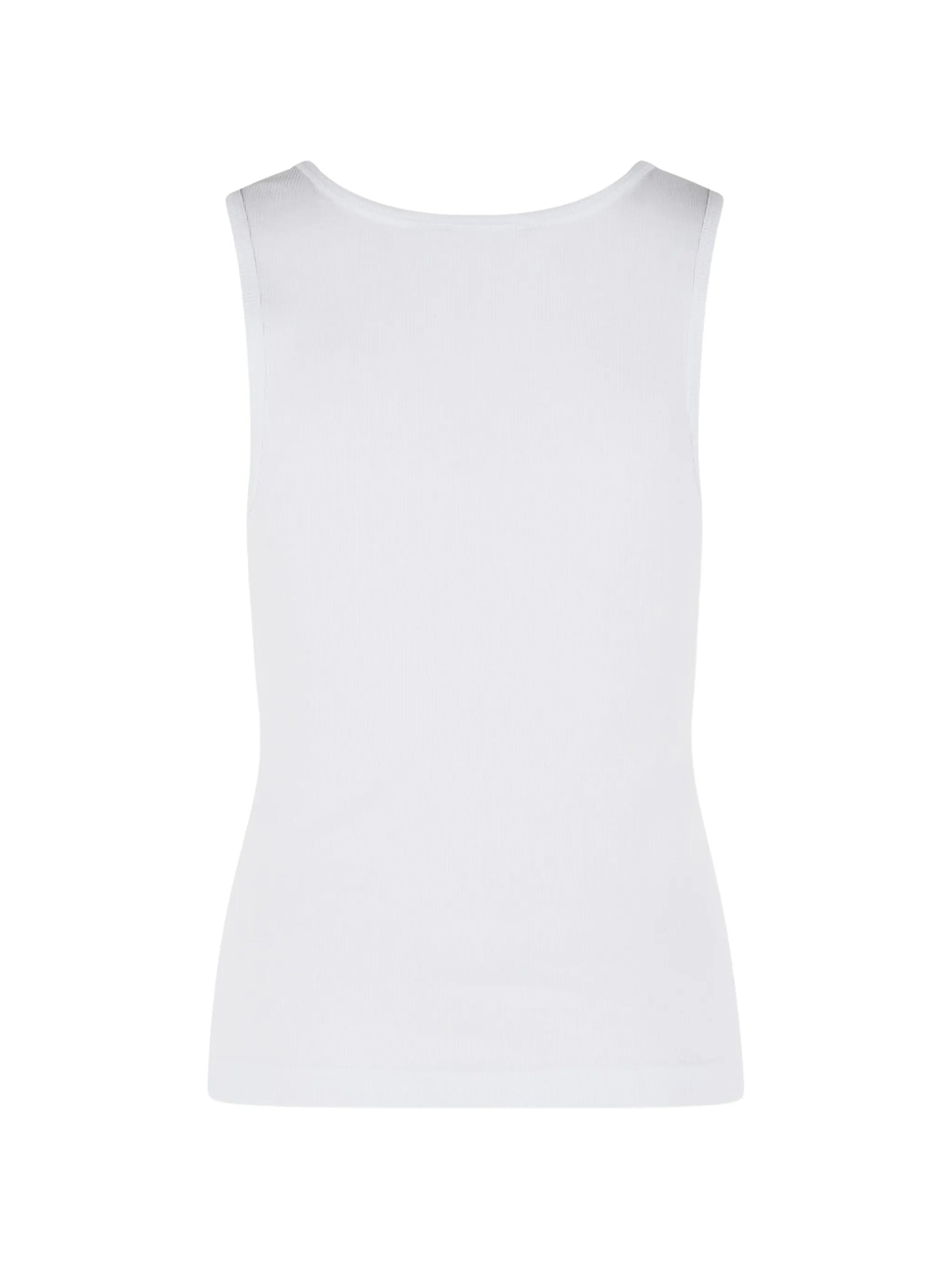 Dolce & Gabbana ribbed logo tank top