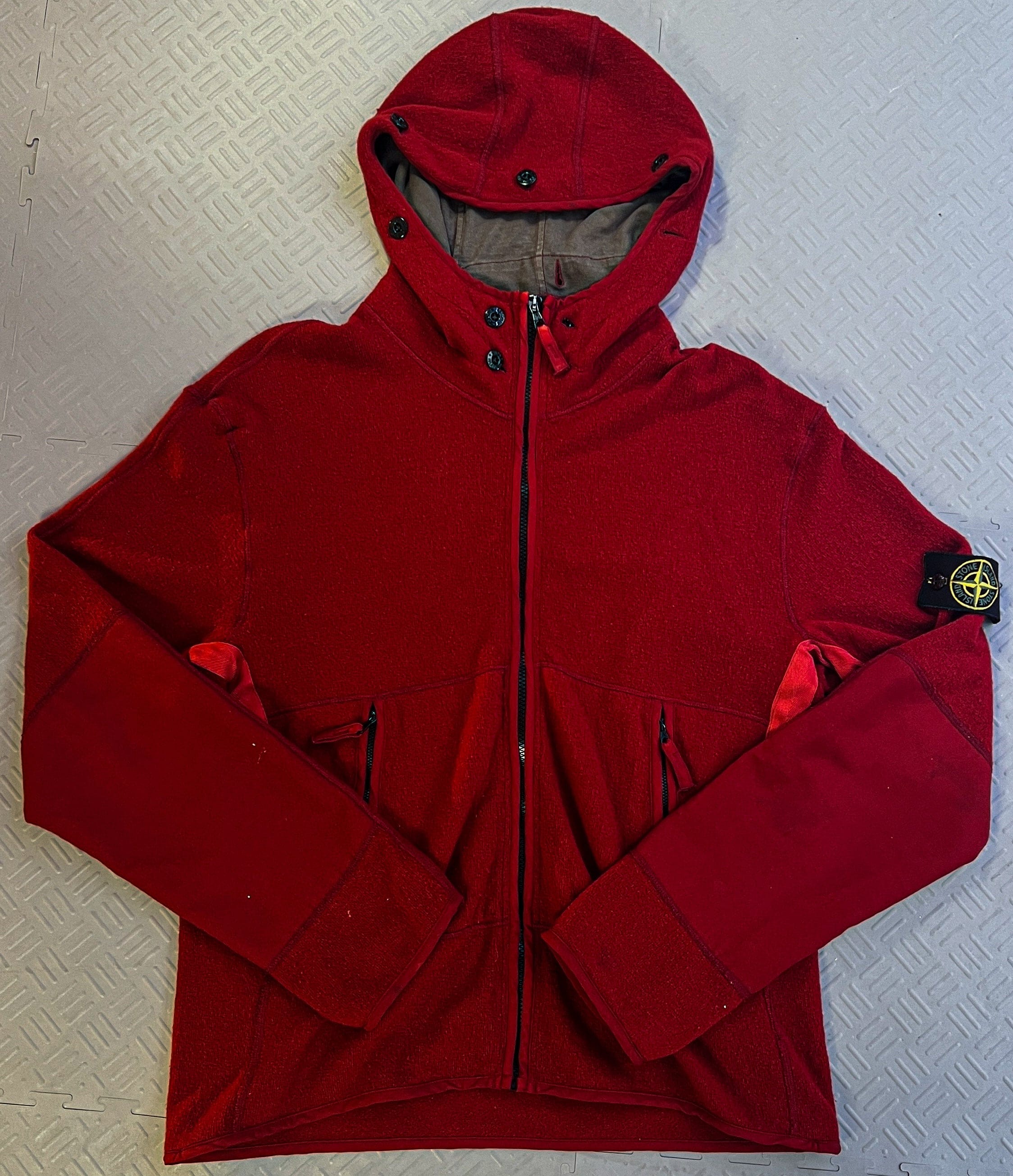 Stone Island 2003 Stone Island Knit Zip Up Jacket (M)