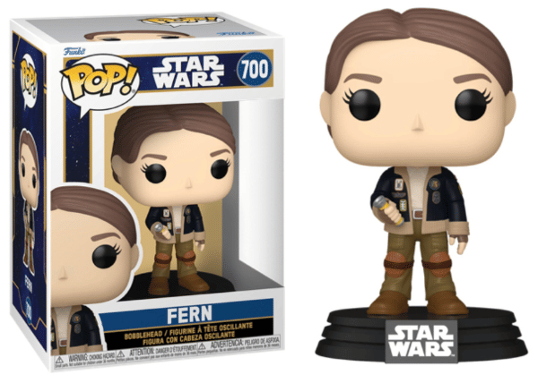 Funko Pop! Fern Star Wars Skeleton Crew 700 Vinyl Figure in PopShield Protector