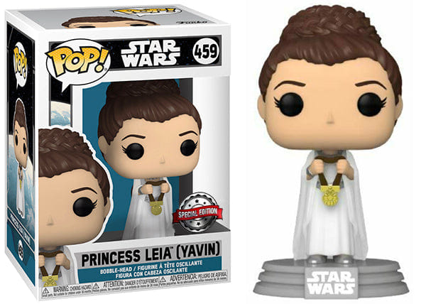 Funko Pop! Princess Leia Yavin 459 - Special Edition Exclusive Vinyl Figure in PopShield Protector