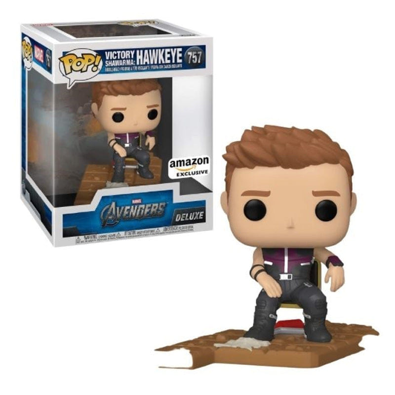Funko Pop! Victory Shawarma: Hawkeye Deluxe, Avengers 757 - Amazon Exclusive Vinyl Figure