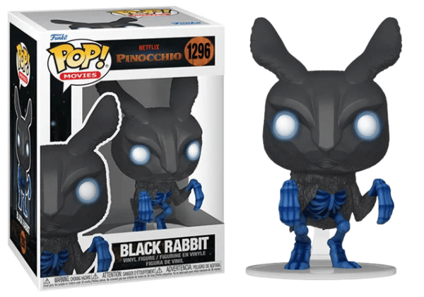 Funko Pop! Black Rabbit Netflix Pinocchio 1296 Vinyl Figure in PopShield Protector