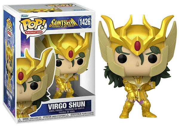 Funko Pop! Virgo Shun Saint Seiya 1426 Vinyl Figure in PopShield Protector