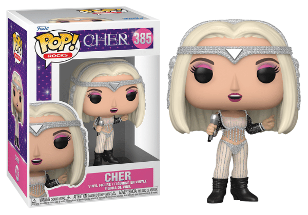 Funko Pop! Cher Farewell Tour, Rocks 385 Vinyl Figure in PopShield Protector