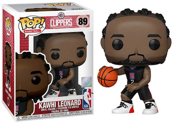 Funko Pop! Kawhi Leonard Alternate, Los Angeles Clippers, NBA 89 Vinyl Figure in PopShield Protector