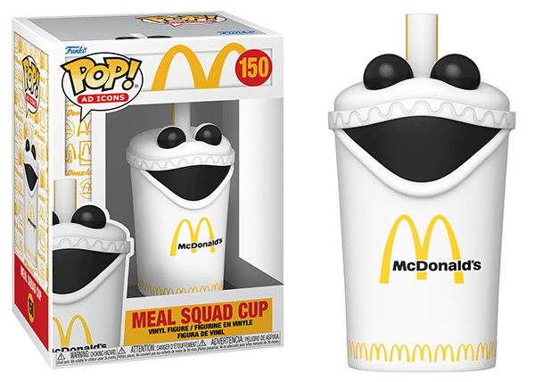 Funko Pop! Meal Squad Cup McDonald's, Ad Icons 150 Vinyl Figure in PopShield Protector
