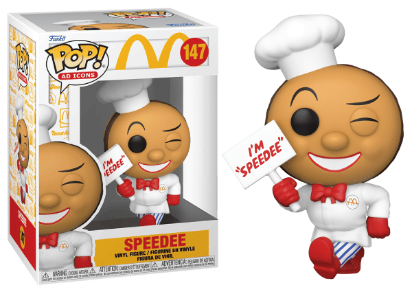 Funko Pop! Speedee McDonald's, Ad Icons 147 Vinyl Figure in PopShield Protector