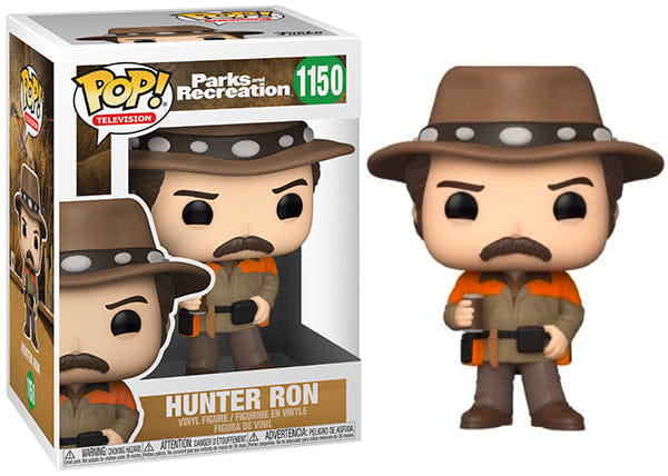 Funko Pop! Hunter Ron Parks & Recreation 1150 Vinyl Figure in PopShield Protector