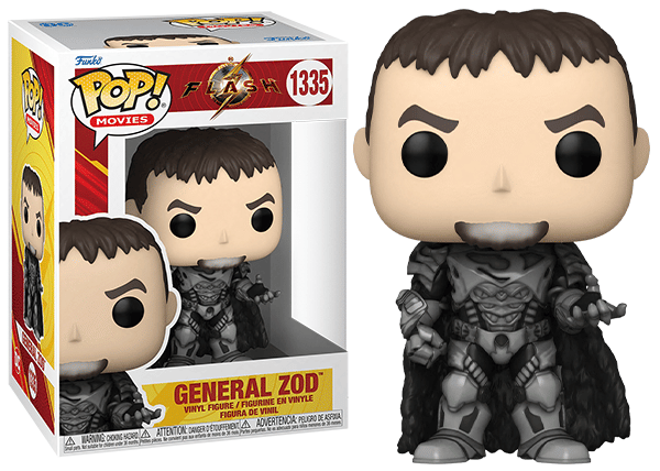 Funko Pop! General Zod The Flash Movie 1335 Vinyl Figure in PopShield Protector
