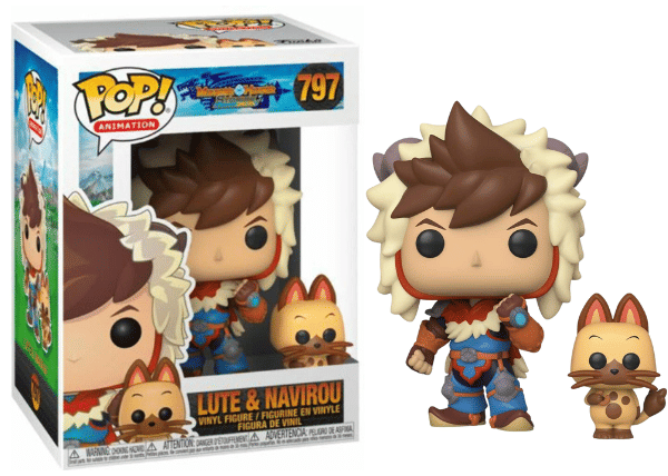 Funko Pop! Lute & Navirou Monster Hunter Stories: Ride On 797 Vinyl Figure in PopShield Protector
