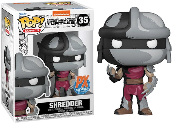 Funko Pop! Shredder Comics, Teenage Mutant Ninja Turtles 35 - Previews Exclusive Vinyl Figure in PopShield Protector