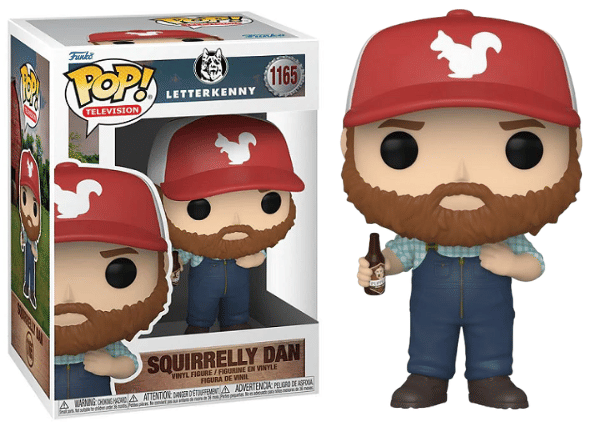 Funko Pop! Squirrelly Dan Letterkenny 1165 Vinyl Figure in PopShield Protector