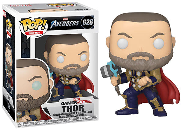 Funko Pop! Thor GamerVerse, Avengers Game 628 Vinyl Figure in PopShield Protector