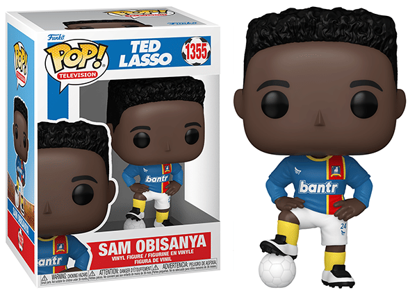 Funko Pop! Sam Obisanya Ted Lasso 1355 Vinyl Figure in PopShield Protector