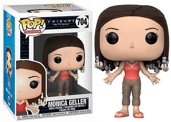 Funko Pop! Monica Geller Braids, Friends 704 Vinyl Figure in PopShield Protector
