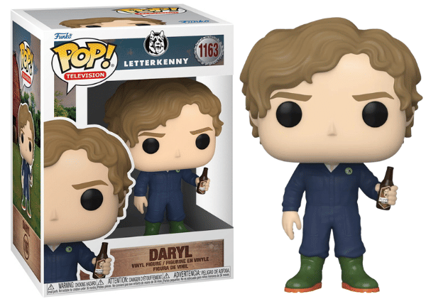 Funko Pop! Daryl Letterkenny 1163 Vinyl Figure in PopShield Protector