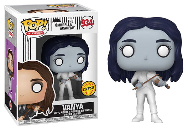 Funko Pop! Vanya White Violin, The Umbrella Academy 934 **Chase** Vinyl Figure in PopShield Protector