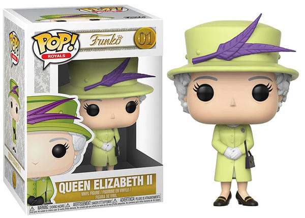 Funko Pop! Queen Elizabeth II Wedding, Royals 01 Vinyl Figure in PopShield Protector