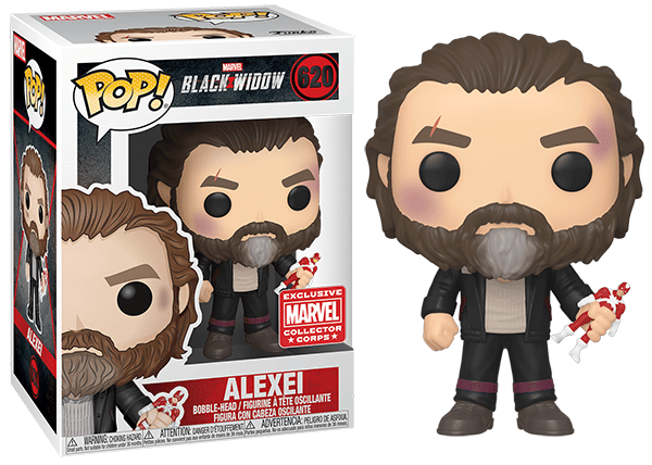 Funko Pop! Alexei Black Widow Movie 620 - Collector Corps Exclusive Vinyl Figure in PopShield Protector