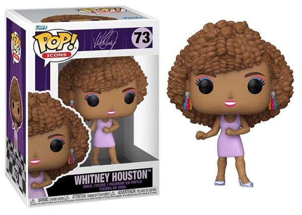 Funko Pop! Whitney Houston Icons 73 Vinyl Figure in PopShield Protector