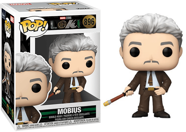Funko Pop! Mobius Loki 896 Vinyl Figure in PopShield Protector