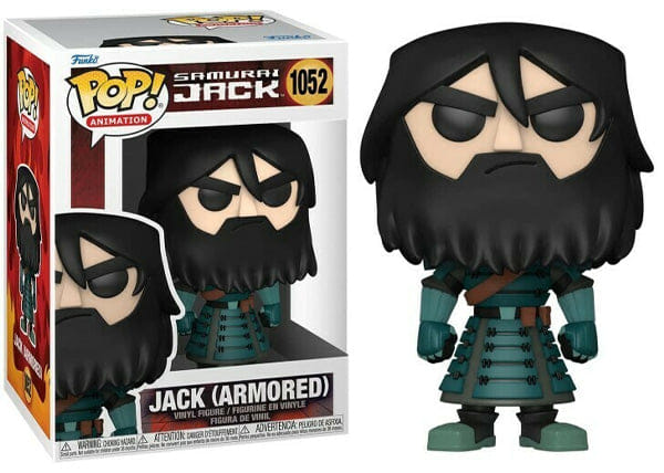 Funko Pop! Jack Armored, Samurai Jack 1052 Vinyl Figure in PopShield Protector