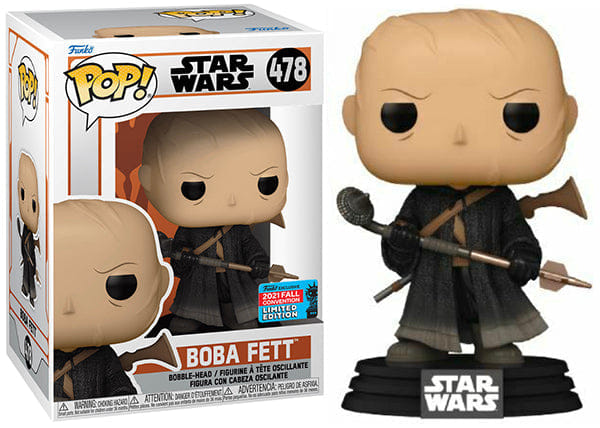 Funko Pop! Boba Fett The Mandalorian 478 - 2021 Fall Convention Exclusive Vinyl Figure in PopShield Protector