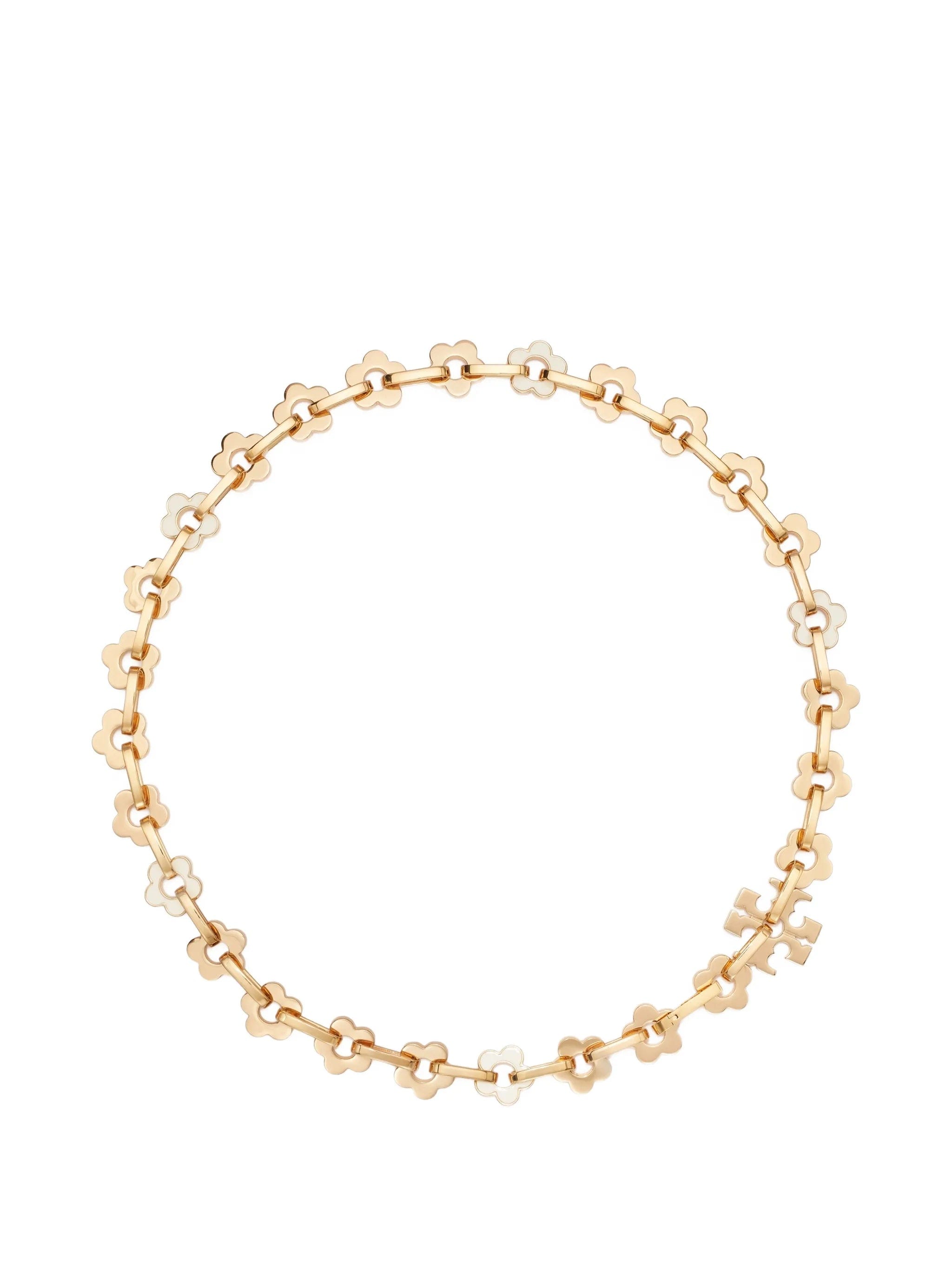 Tory Burch Forget Me Not interlocking necklace