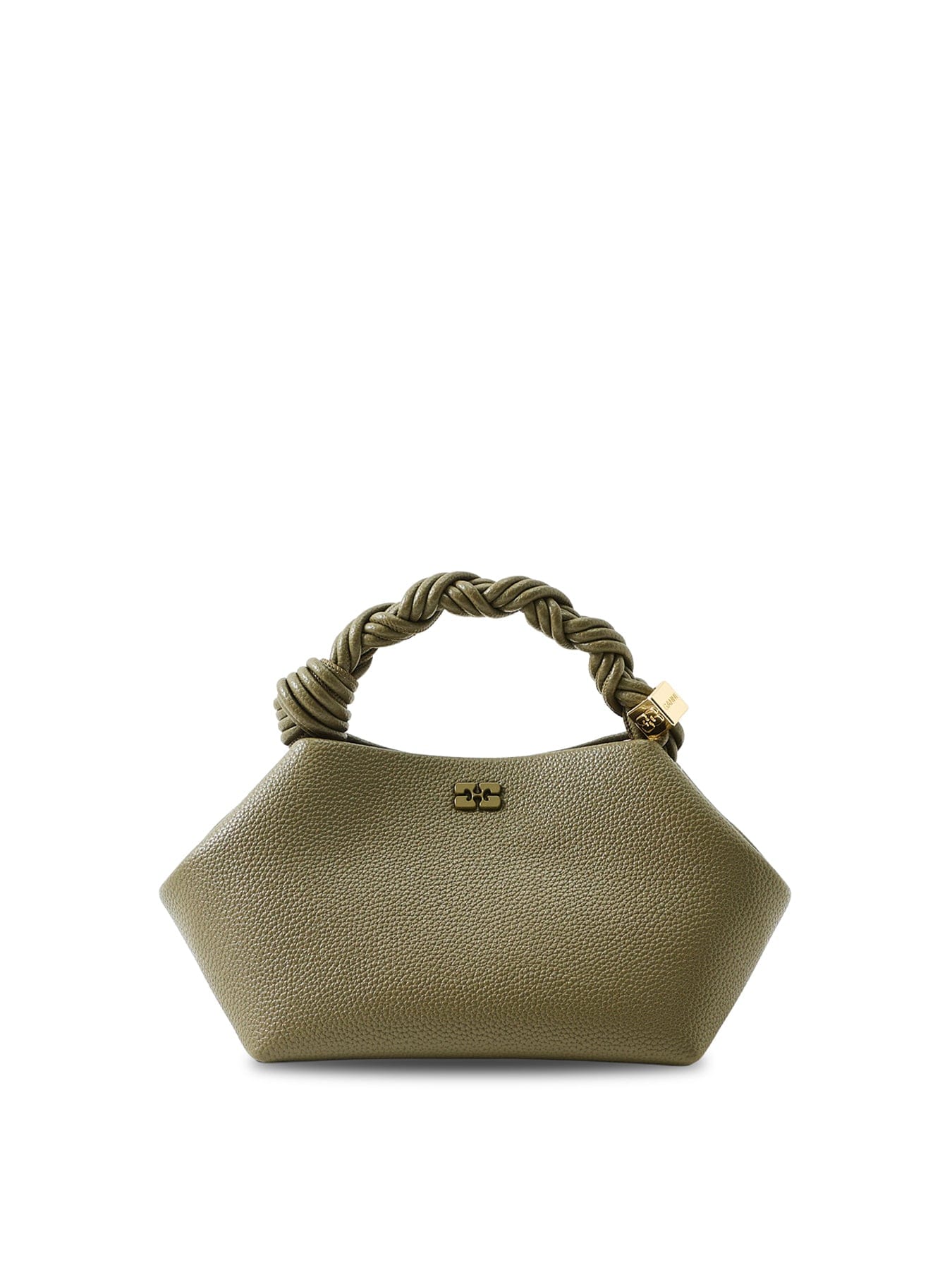 Ganni Bou Small Tote Bag Green