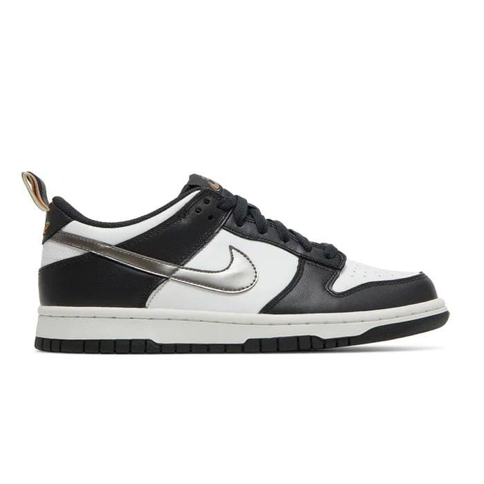 noir Dunk Low GS Off Noir Metallic Pewter