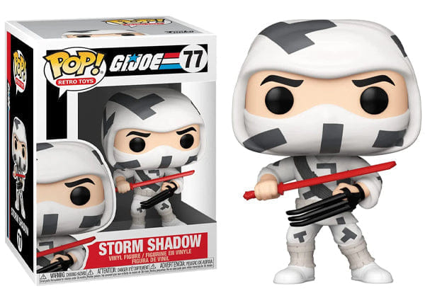Funko Pop! Storm Shadow G.I. Joe, Retro Toys 77 Vinyl Figure in PopShield Protector
